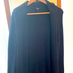 Talbots navy cardigan
